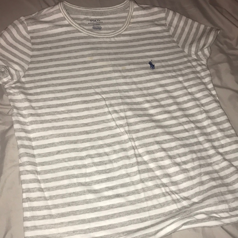 Striped Polo Tee
